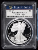 2020-W American Silver Eagle PCGS PF-70 ER Deep Cameo