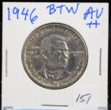 1946 Booker T Washington Half Dollar AU