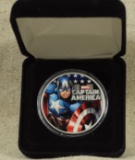 2019 One oz Silver Captain Marvel American COA
