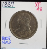 1837 Bust Half Dollar XF48 Strong Details