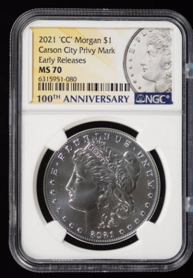 2021-CC Morgan Commemorative NGC MS-70