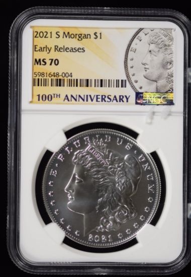 2021-S Morgan Commemorative NGC MS-70