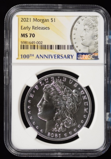 2021-P Morgan Commemorative NGC MS-70