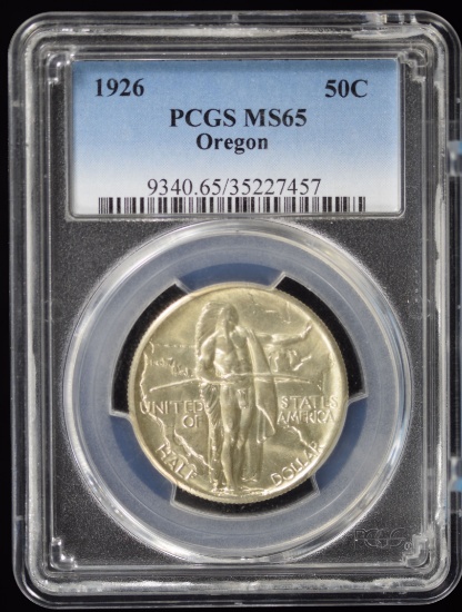 1926 Oregon Commem Half Dollar PCGS MS-65