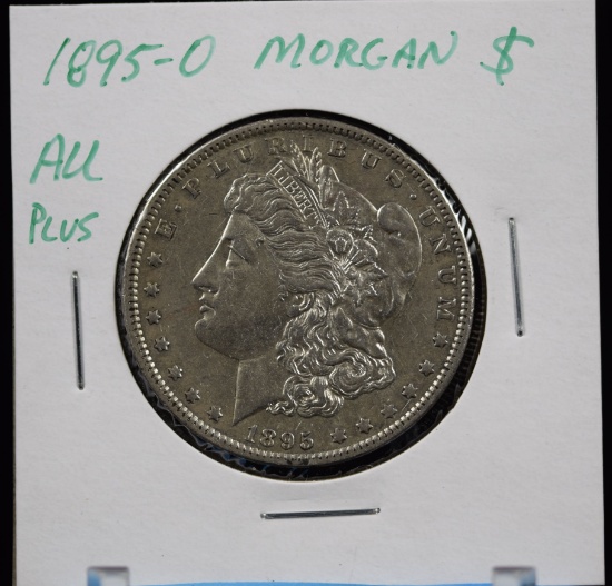 1895-O Morgan Dollar AU Plus