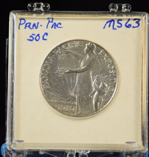 1915-S Pan Pac Commem Half Dollar MS63