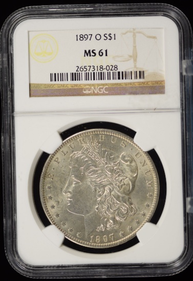 1897-O Morgan Dollar NGC MS-61