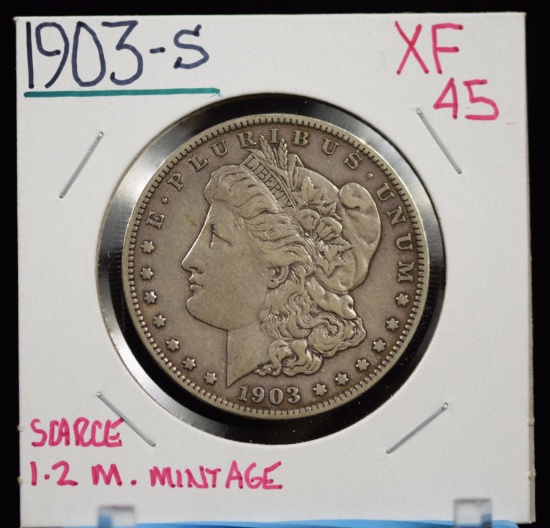 1903-S Morgan Dollar XF45 Scarce 1.2M