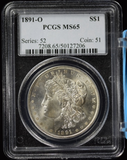1891-O Morgan Dollar PCGS MS-65 Only 32 Graded Higher
