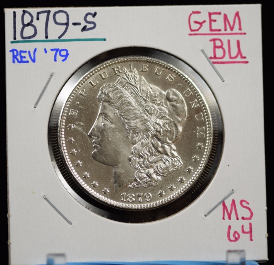 1879-S Rev 79 Morgan Dollar MS64