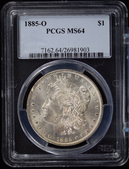 1885-O Morgan Dollar PCGS MS-64