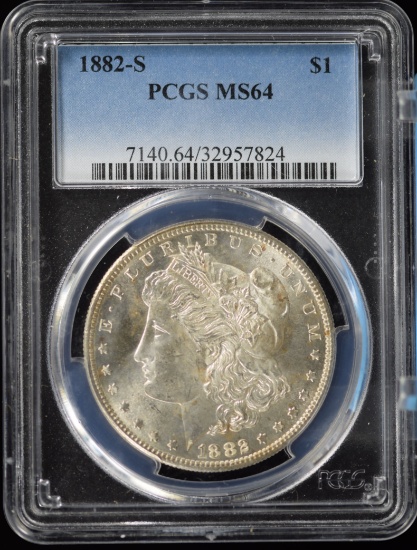 1882-S Morgan Dollar PCGS MS-64