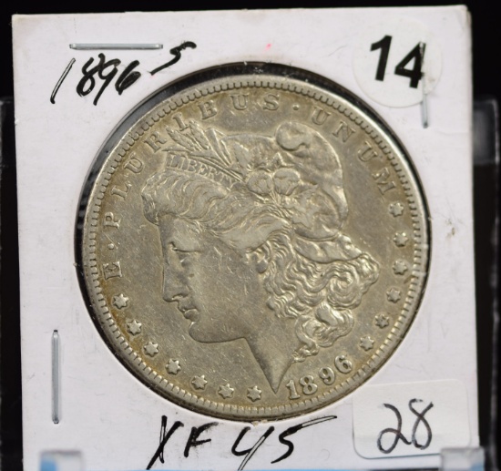 1896-S Morgan Dollar XF