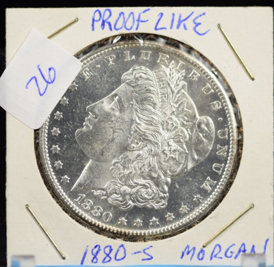 1880-S Mogan Dollar PL