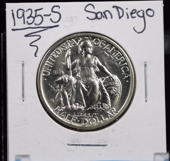 1935-S San Diego Commem Half Dollar BU