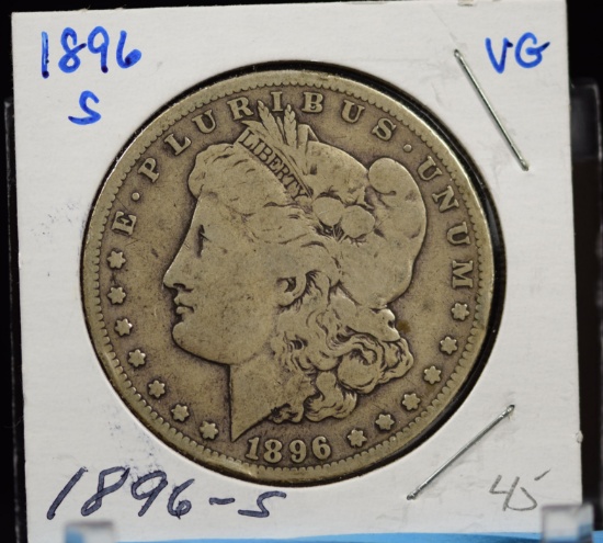 1896-S Morgan Dollar VG