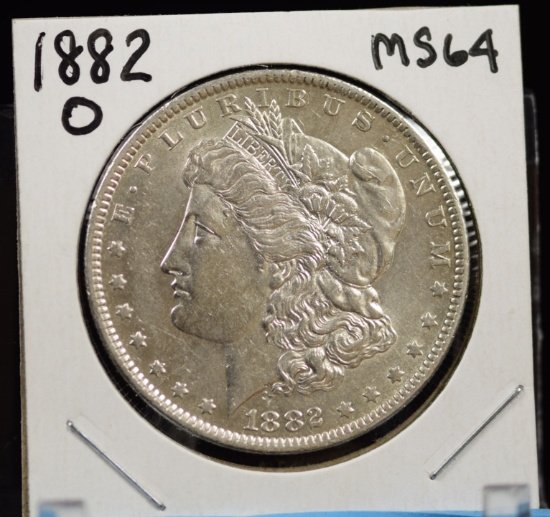 1882-O Morgan Dollar MS64