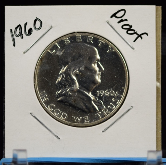 1960 Proof Franklin Half Dollar  GEM BU