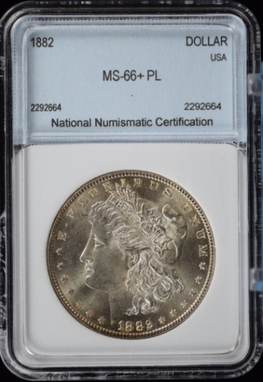1882 Morgan Dollar NNC MS-66 Plus