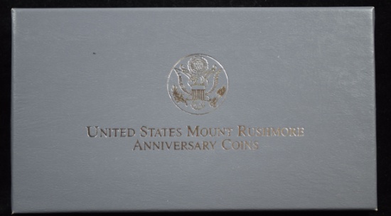 US Mint Mount Rushmore Anniversary Coins