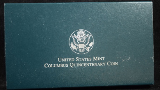 US Mint Columbus Quincentenary Coin