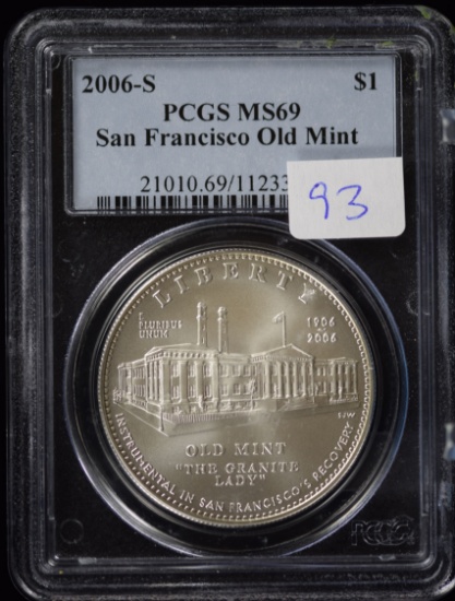 2006-S Morgan Dollar Old Mint Edition PCGS MS-69