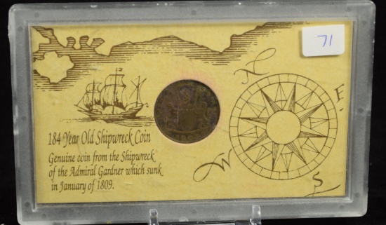 Admiral Gardner Shipwreck Coin