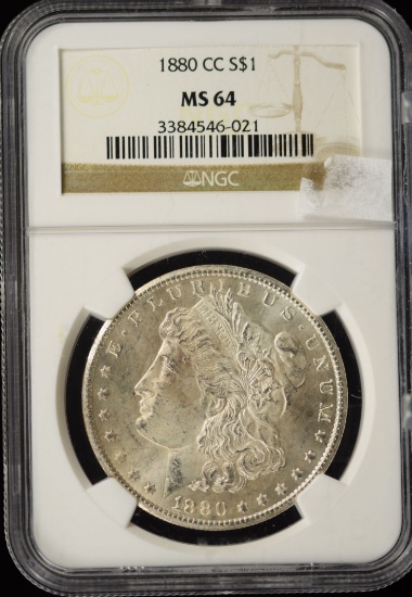 1880-CC Morgan Dollar NGC MS-64
