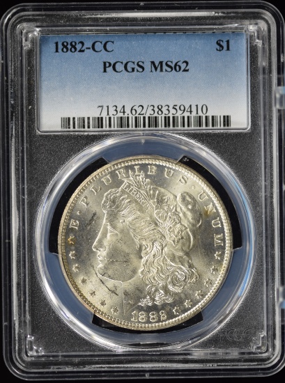 1882-CC Morgan Dollar PCGS MS-62