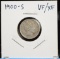 1900-S Barber Dime VF/XF