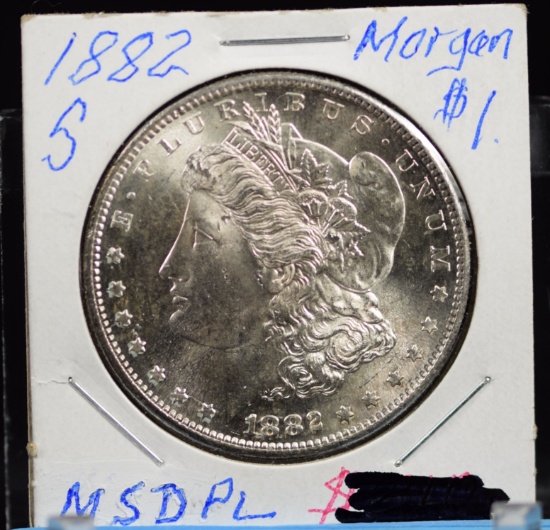 1882-S Morgan Dollar MS/DPL Nice