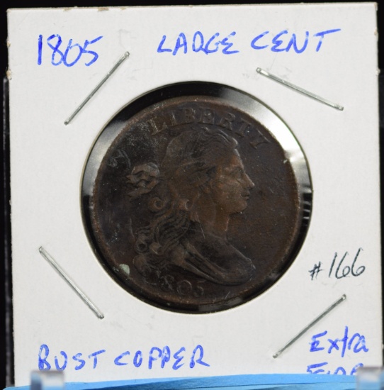 1805 Bust Large Cent Extra Fine