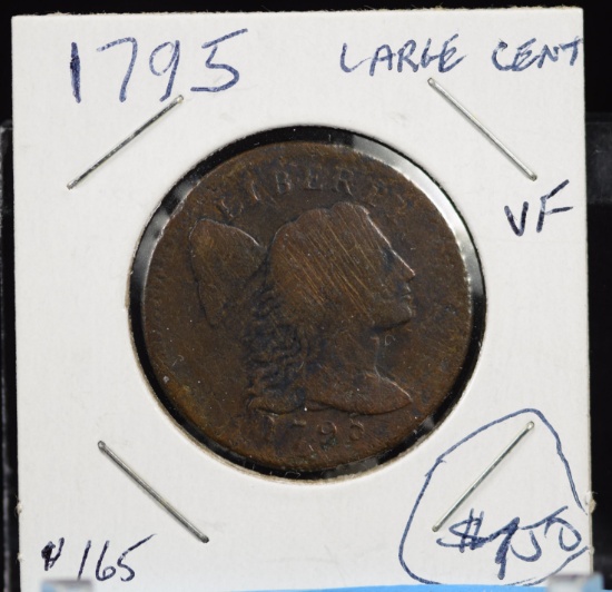 1795 Large Cent VF Corroded REV