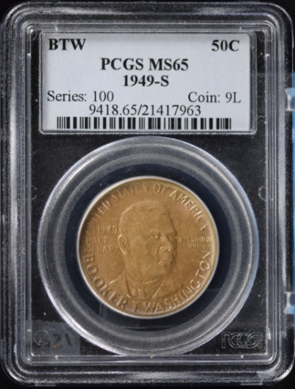 1949-S BTW Commen Half Dollar PCGS MS-65 Tone