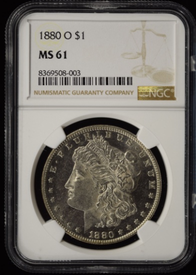 1880-O Morgan Dollar NGC MS-61