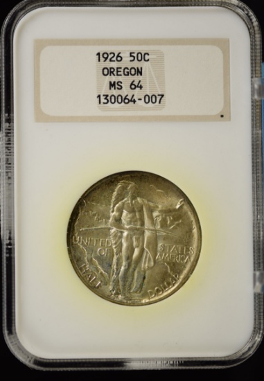 1926 Oregon Commen Half Dollar NGC MS-64 OH