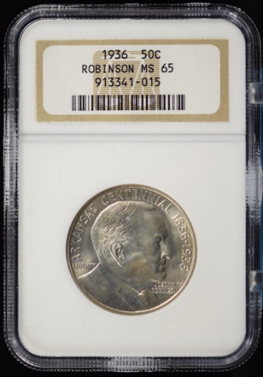 1936 Robinson Commen Half Dollar PCGS MS-65