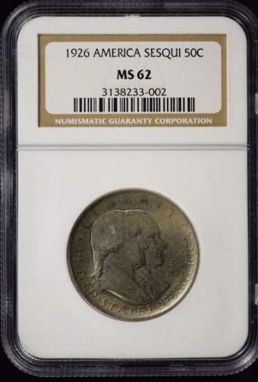 1926 Sesquicentennial Commen Half Dollar NGC MS-62