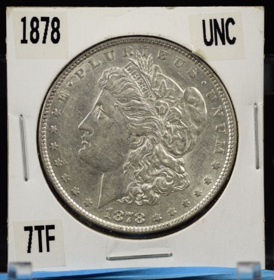1878 7tf Morgan Dollar UNC