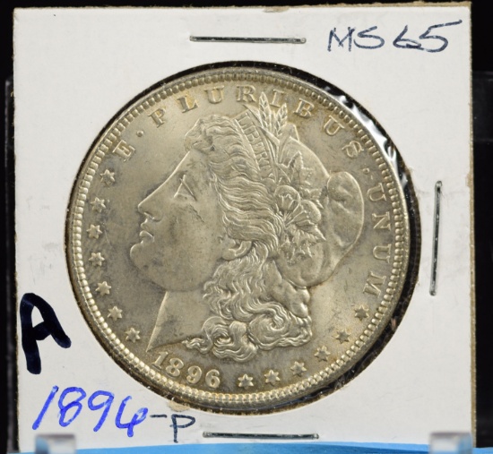1896 Morgan Dollar MS65 A
