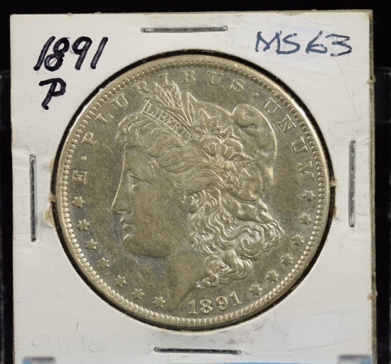 1891 Morgan Dollar MS63