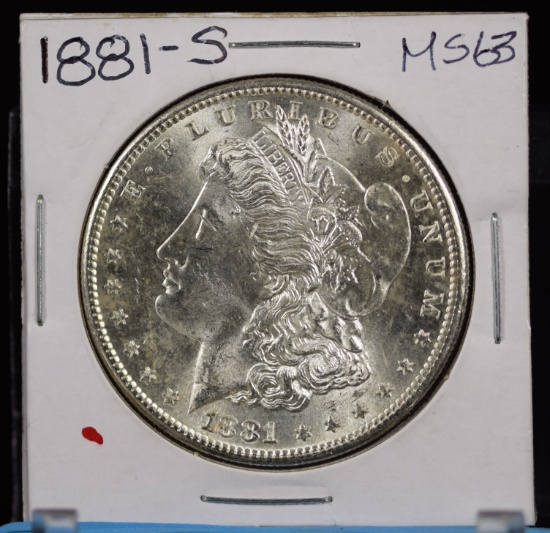 1881-S Morgan Dollar MS63