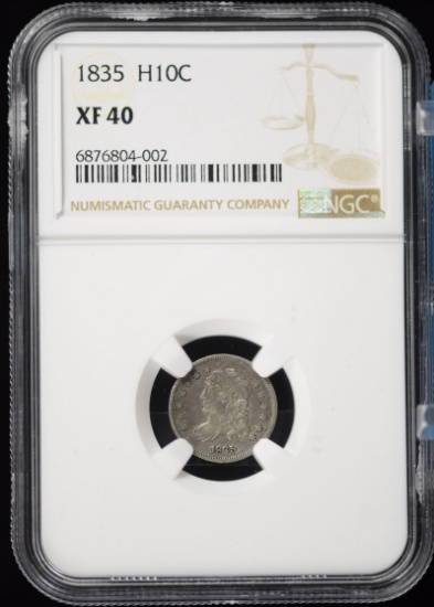 1835 Bust Half Dime NGC XF-40
