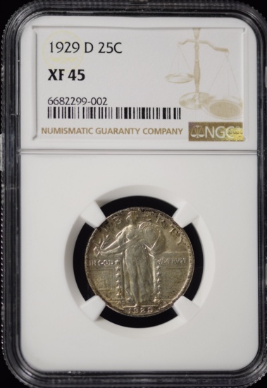 1929-D Standing Liberty Quarter NGC XF-45