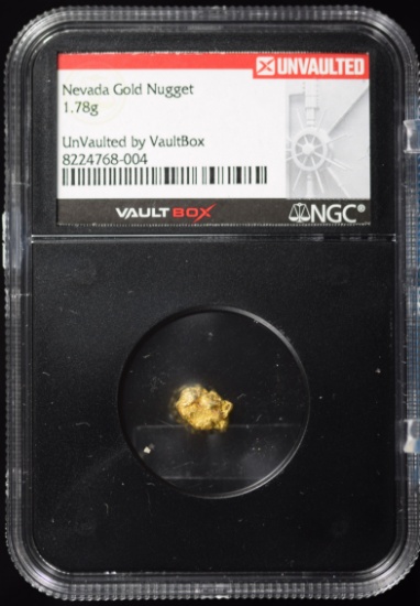 Nevada Gold Nugget NGCX 1.78 grams