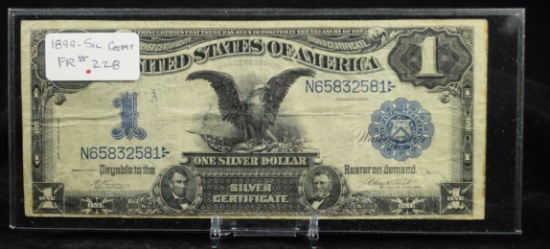 1899 $1 Black Eagle Silver Certificate FR228
