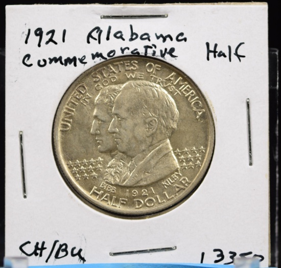 1921 Alabama Commen Half Dollar CH/BU