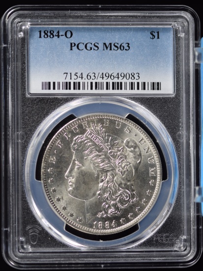 1884-O Morgan Dollar PCGS MS-63