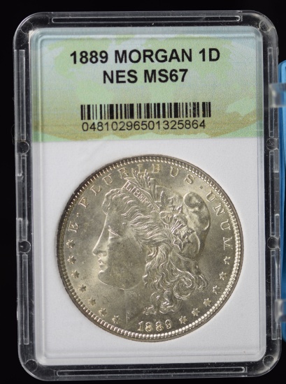 1889 Morgan Dollar NES MS67 Blazing Nice