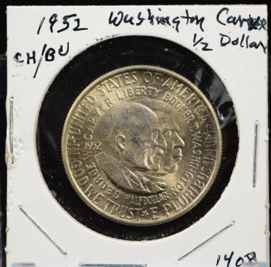 1952 Wash-Carver Commen Half Dollar CH/BU